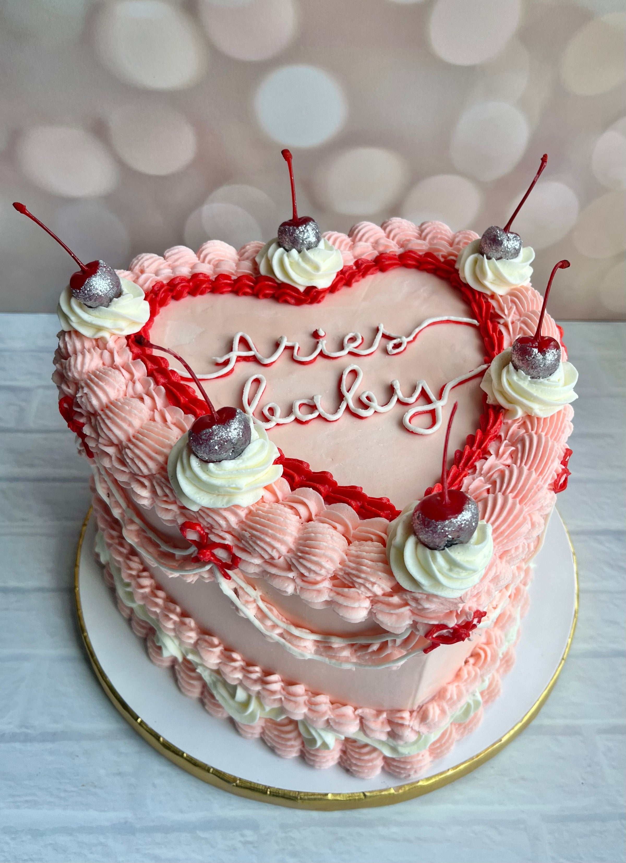 8inch Heart Cake | Mad Cakes Bakery
